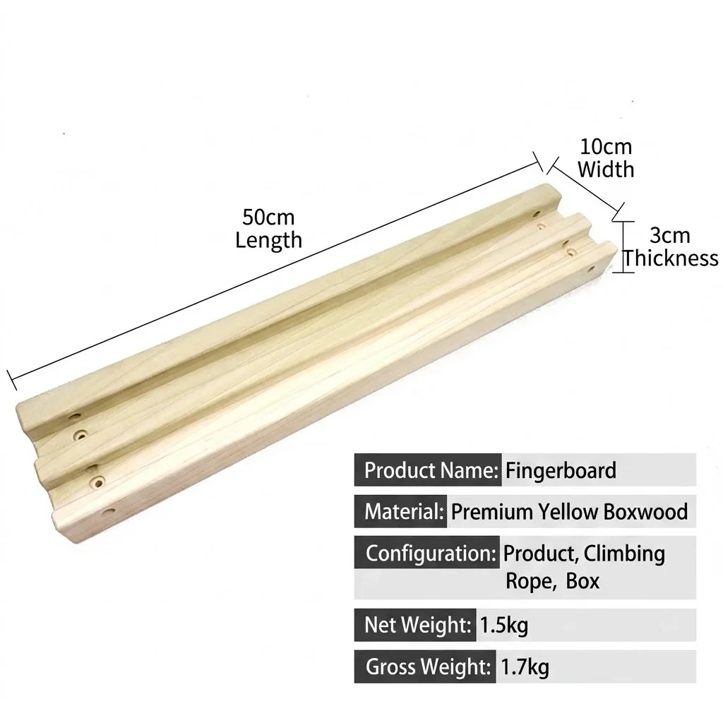 Professional Forearm Strength Pull Up Gripping Wood Rock Climbing Fingerboard Hangboard Bouldering Core Training Home Exercise
