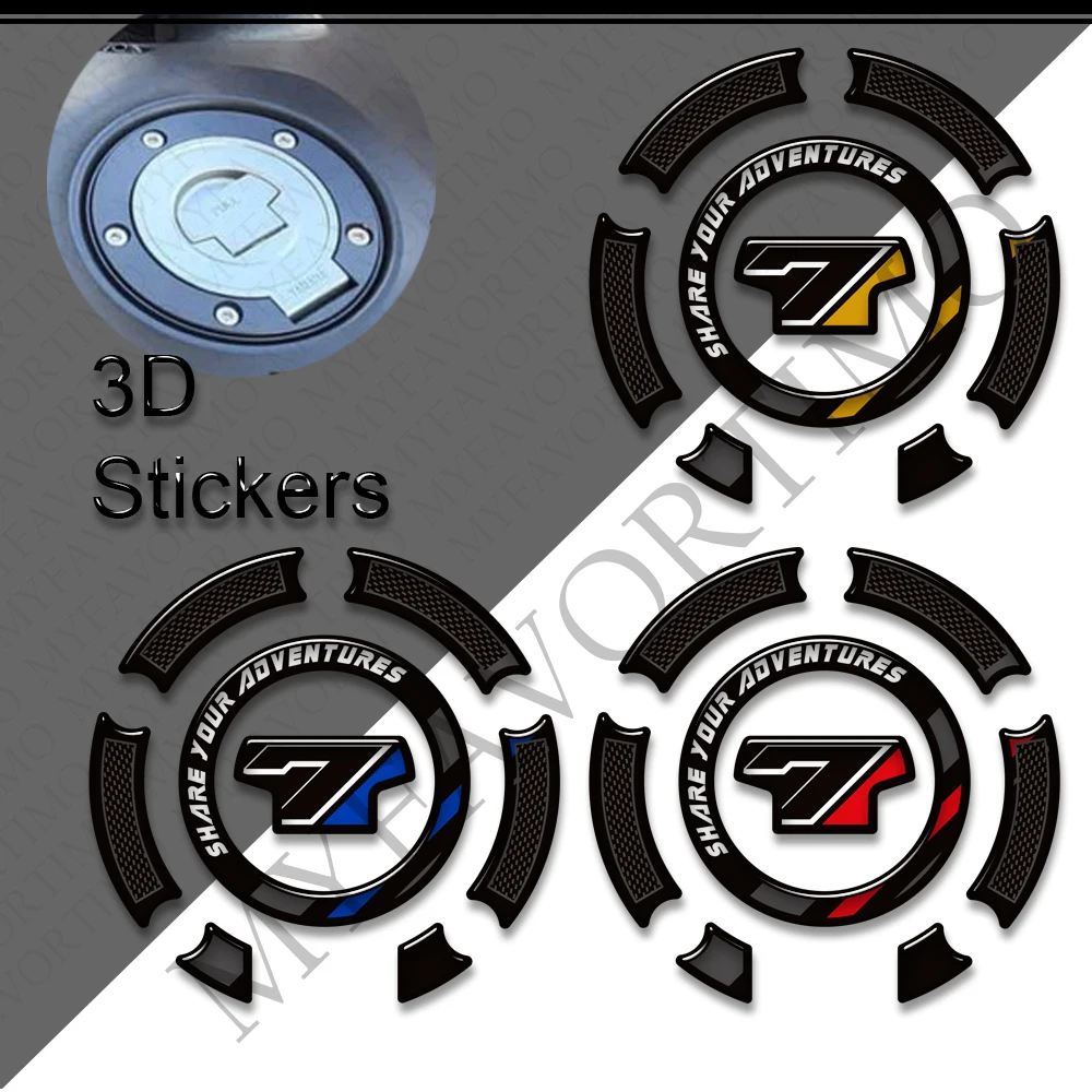For YAMAHA Tracer 7 GT 7GT + 7GT Tank Pad Cap Gas Fuel Oil Knee Protector Fairing Fender Hand Guard 3D Stickers Decals 2025 2026