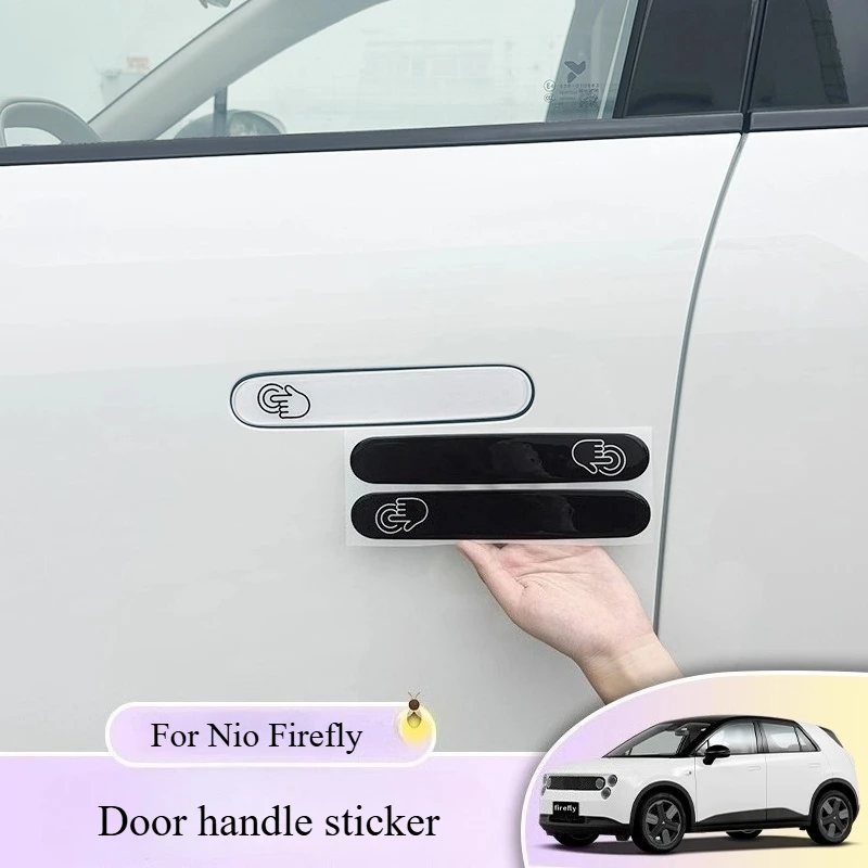 

For Nio Firefly Dedicated Door Handle Anti-Scratch Stickers Door Handle Resin Protection Body Stickers Accessories
