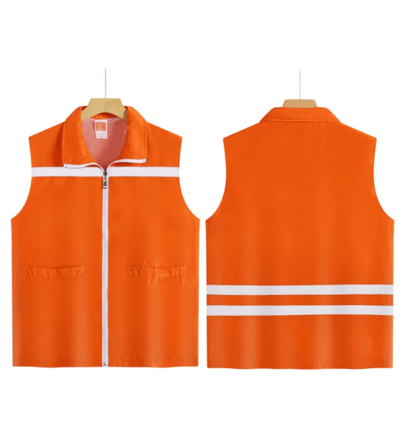 13 colors Volunteer vest customization breathable lightweight vest supermarket work clothes custom team logo