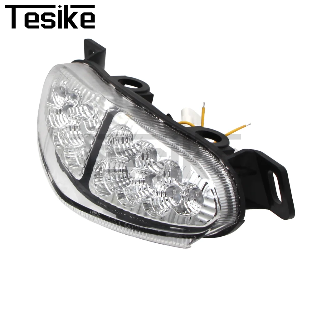 

Встроенный задний фонарь мотоцикла для Kawasaki ER6N ER6F 2009-2011, задний фонарь, стоп-сигналы поворота, встроенный светодиодный светильник