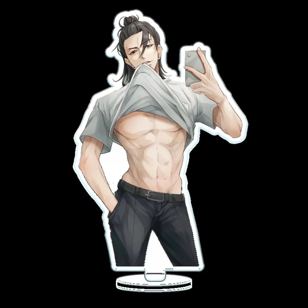 呪術廻戦アニメ周辺機器伏黒恵五条悟虎杖悠仁アクリルスタンドモデルデスクトップ装飾ファン収集ギフト