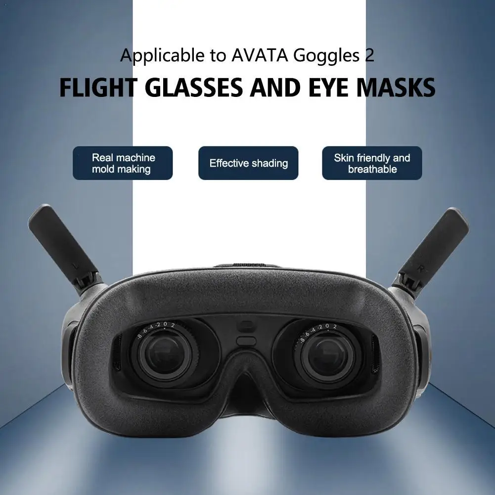 Soft Foam Padding Eye Mask, Esponja, Capa Skin-friendly, Acessórios de substituição para DJI Avata Goggles 2