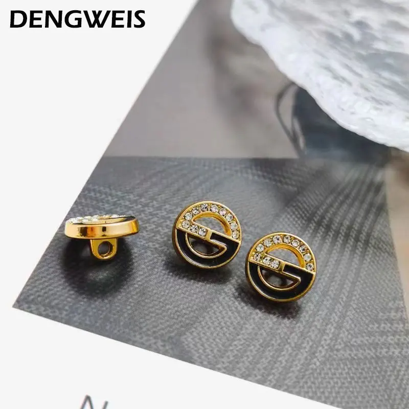 10 stücke 11mm Mini Nette Kinder Metall Tasten Für Kleidung Mode Frauen Manschette Kragen Hemd Nähen Tasten Großhandel Handwerk dekoration – Detail 5