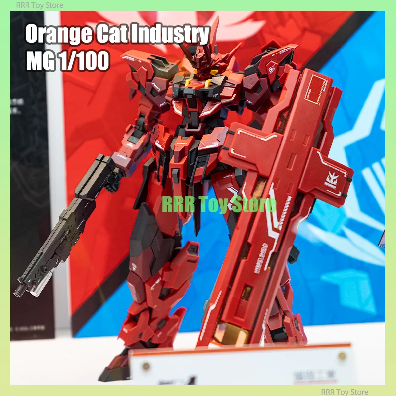 New Orange Cat Industry MG 1/100 Estailev Cassowary Model Kit Collection Assembly Action Figures Robot Plastic Model Toy Gifts