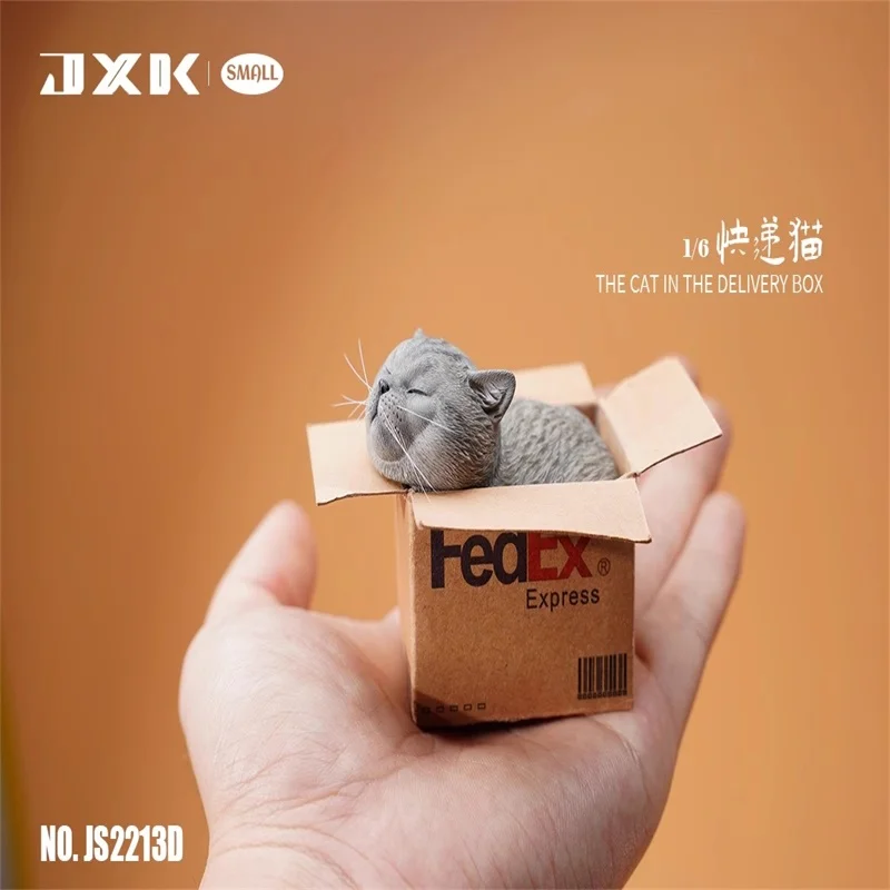 

JXK JS2213 JS2302 JS2305 1/6 Express Cat Static Animal Model Desktop Decoration Fit 12'' Action Figure Doll Toy In Stock