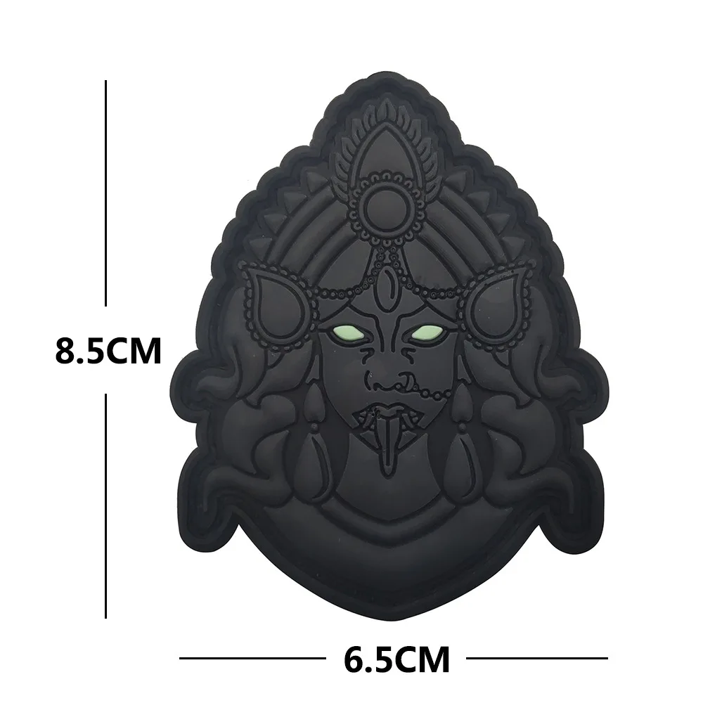 Personality Patch Ancient God Medusa Anubis Babo Extinguish Myth Legend PVC Armband Luminous Pack With Backpack Hook Loop patch