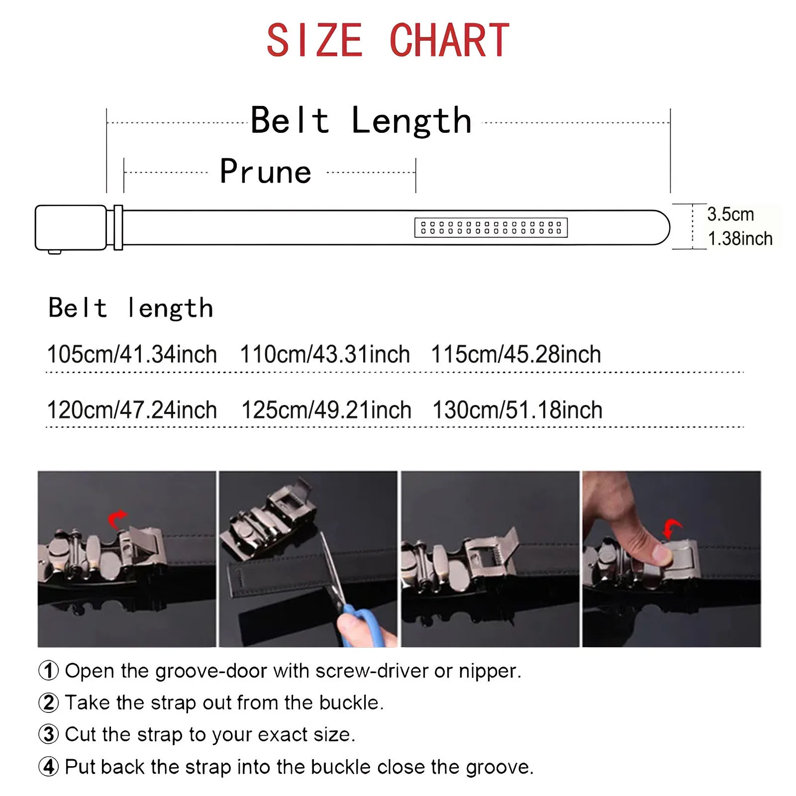 Men's White Automatic Buckle Belt with Golden-Tone Metallic Eagle Design - Stylish Faux Leather Business, Casual Belt for Men