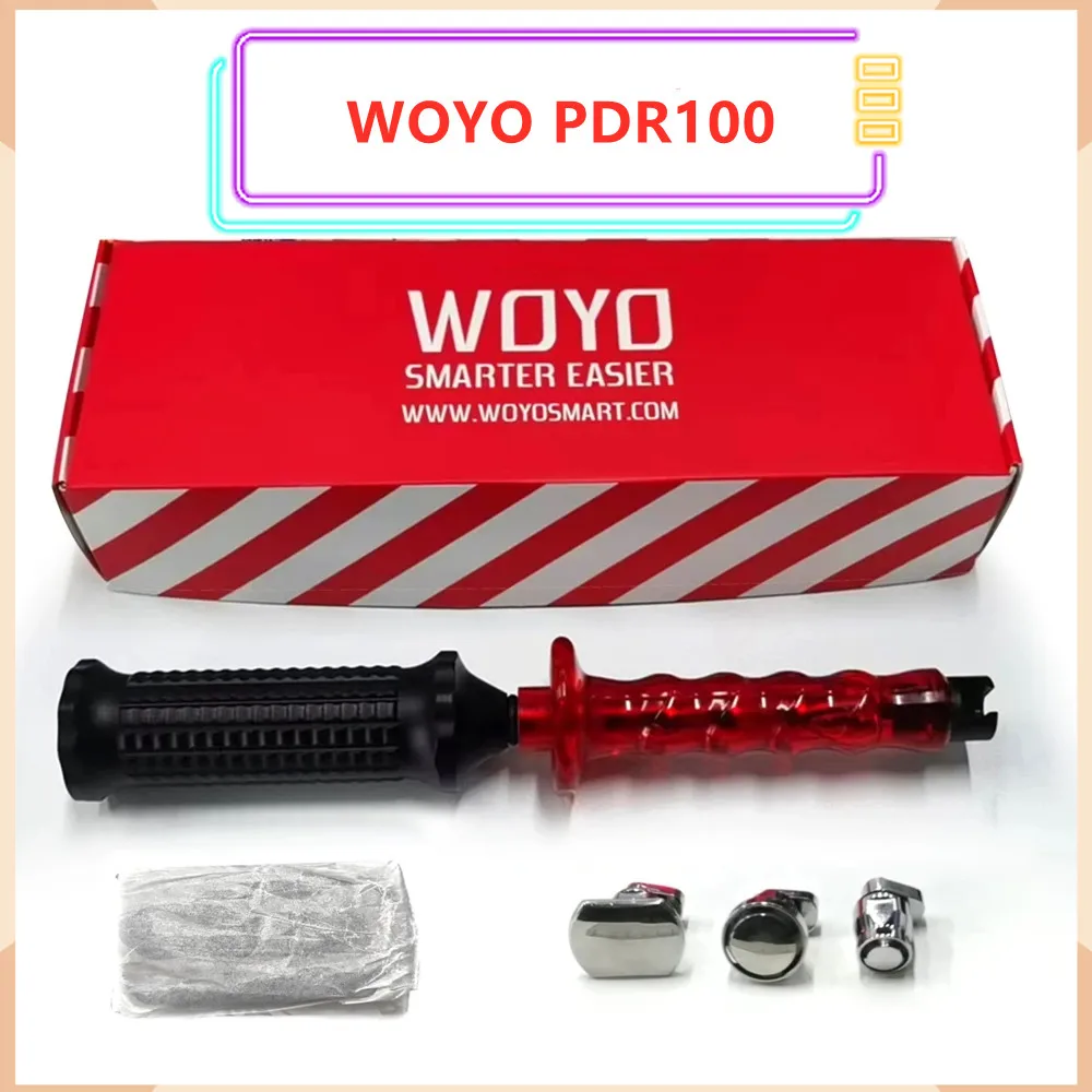 WOYO PDR100 Slide Hammer Dent Puller with Tabs Set, Automotive PDR Paintless Dent Repair Tools for All Car