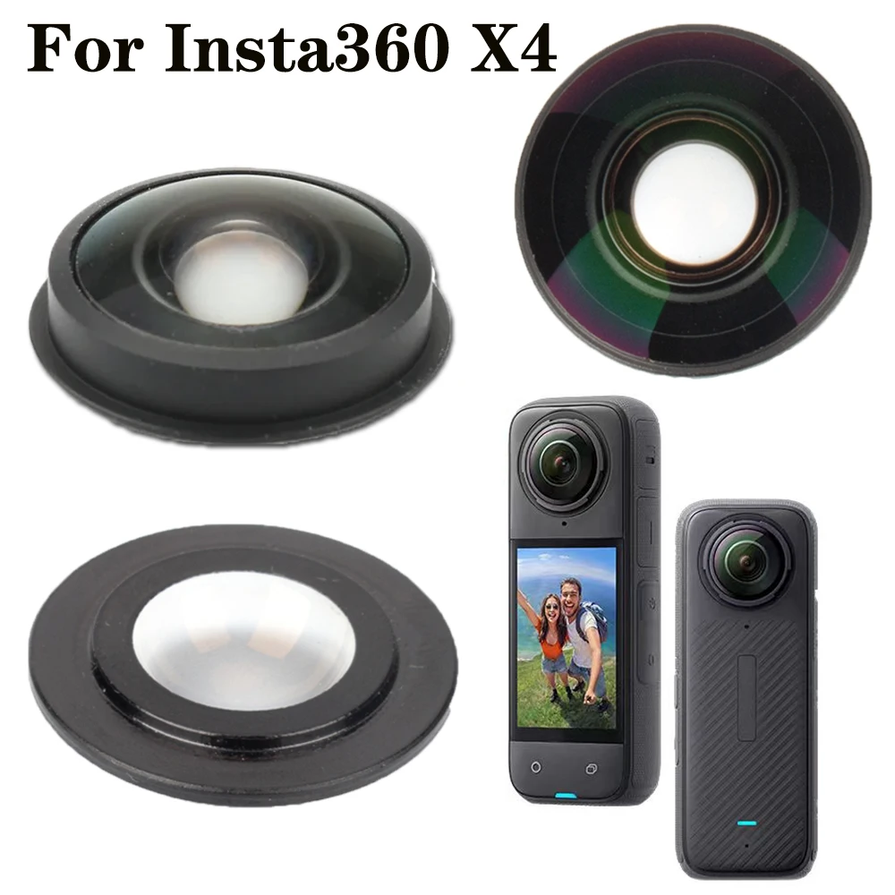 New High Quality Camera Lens Glass for Insta360 X4 Replacement Glass Lens For Insta 360 X4 Action Camera Repair Accessories