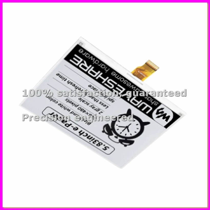 

5.83inch E-Ink Display HAT for 648x480 Black/White SPI Wide Viewing Angle Paper-Like Experience-ABVP
