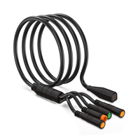 Varstrom 1T4 EB-Bus Cable for BAFANG CAN BBS01B BBS02B BBS-HD Mid Motor Waterproof Connect Cable