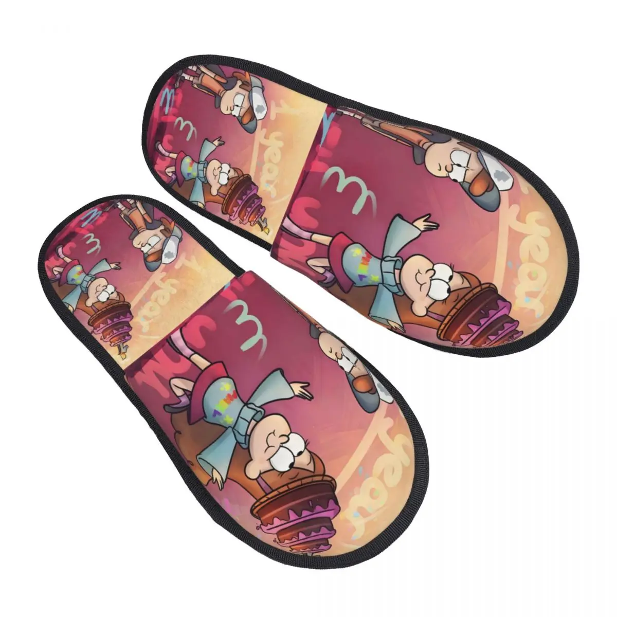 

Женские тапочки из пены с эффектом памяти в стиле аниме Yay Gravity Falls на заказ, мягкие теплые комедийные милые домашние тапочки из сериала