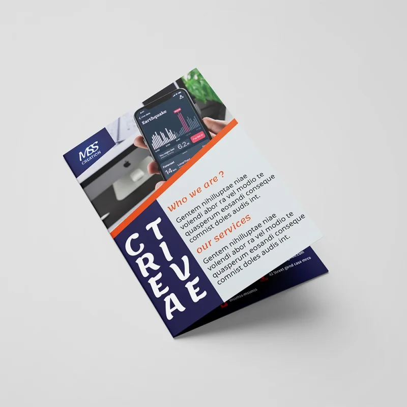 Customized product.Brochure Printing Flyer Pamphlet Leaflet Service A5 Courier Pamphlets Design Digital Hang Tags Leaflets Print