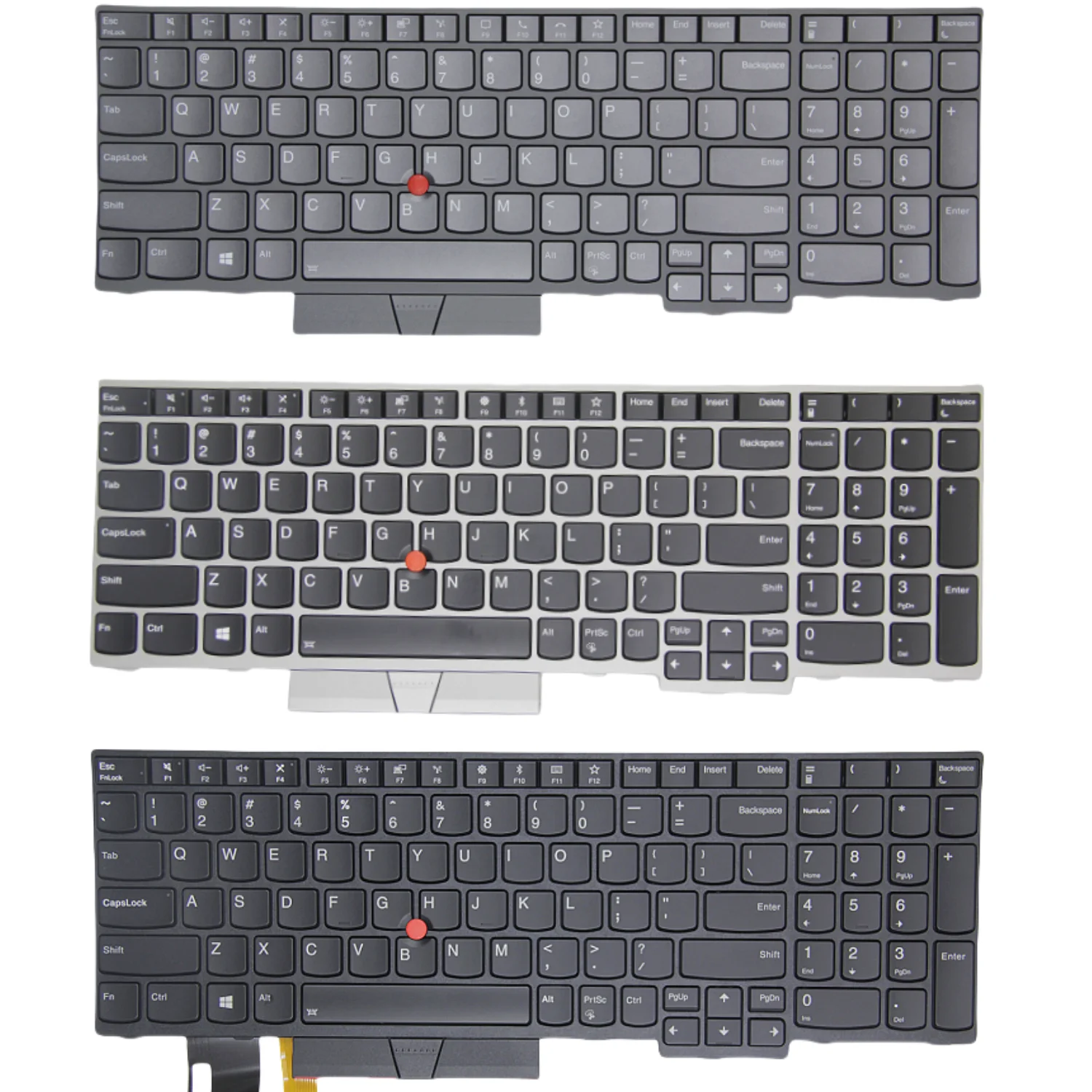 100%New Original US/SP/Spain for Lenovo Thinkpad E580 E585 E590 E595 T590 L580 L590 T15 P15S P52 P53 P72 P73 Laptop Keyboard