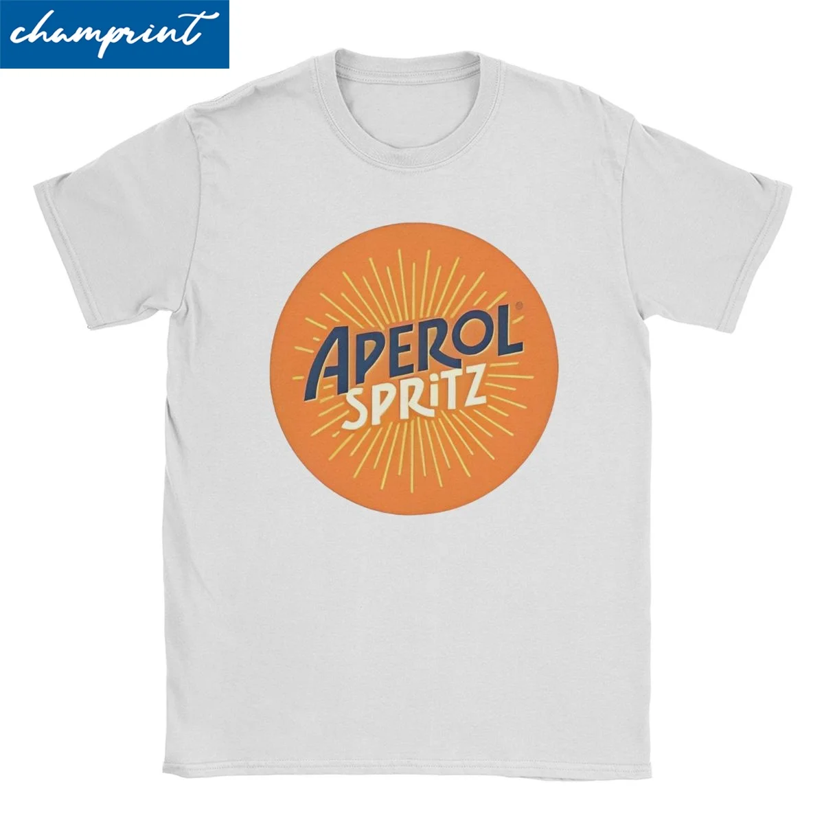 Aperols Spritz T Shirts for Men Women 100% Cotton Leisure T-Shirts Crew Neck Tees Short Sleeve Clothes Gift