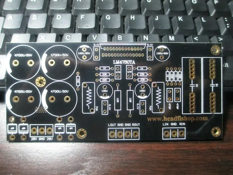 LM4780 stereo/parallel power amplifier PCB 2pcs