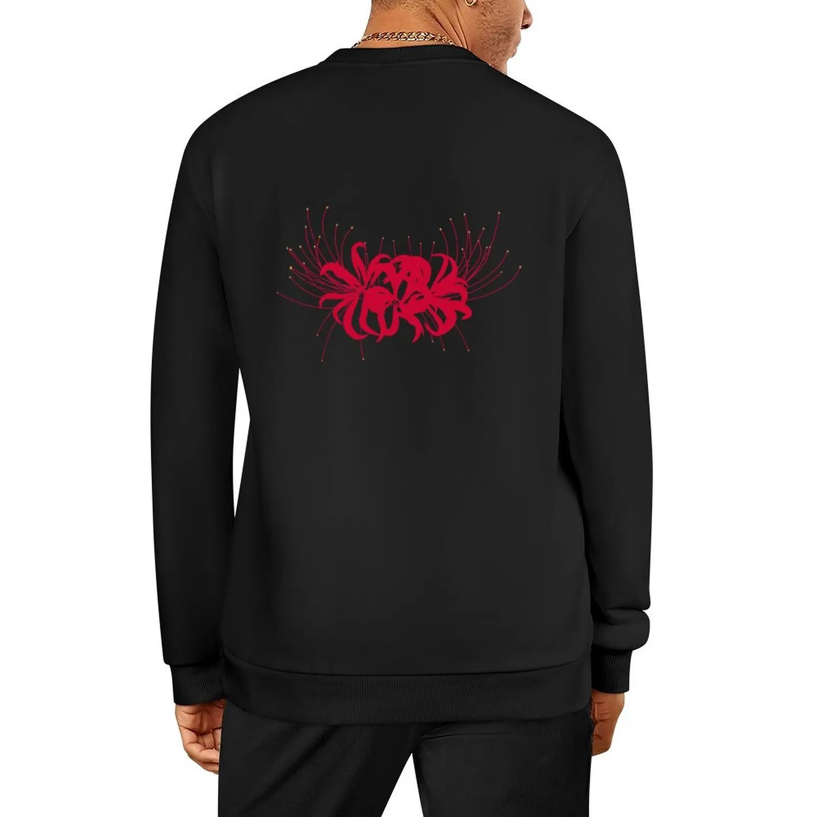 

Spider Lily Pullover mens clothes winter clothes mens designer clothes men's coat new sweatshirt