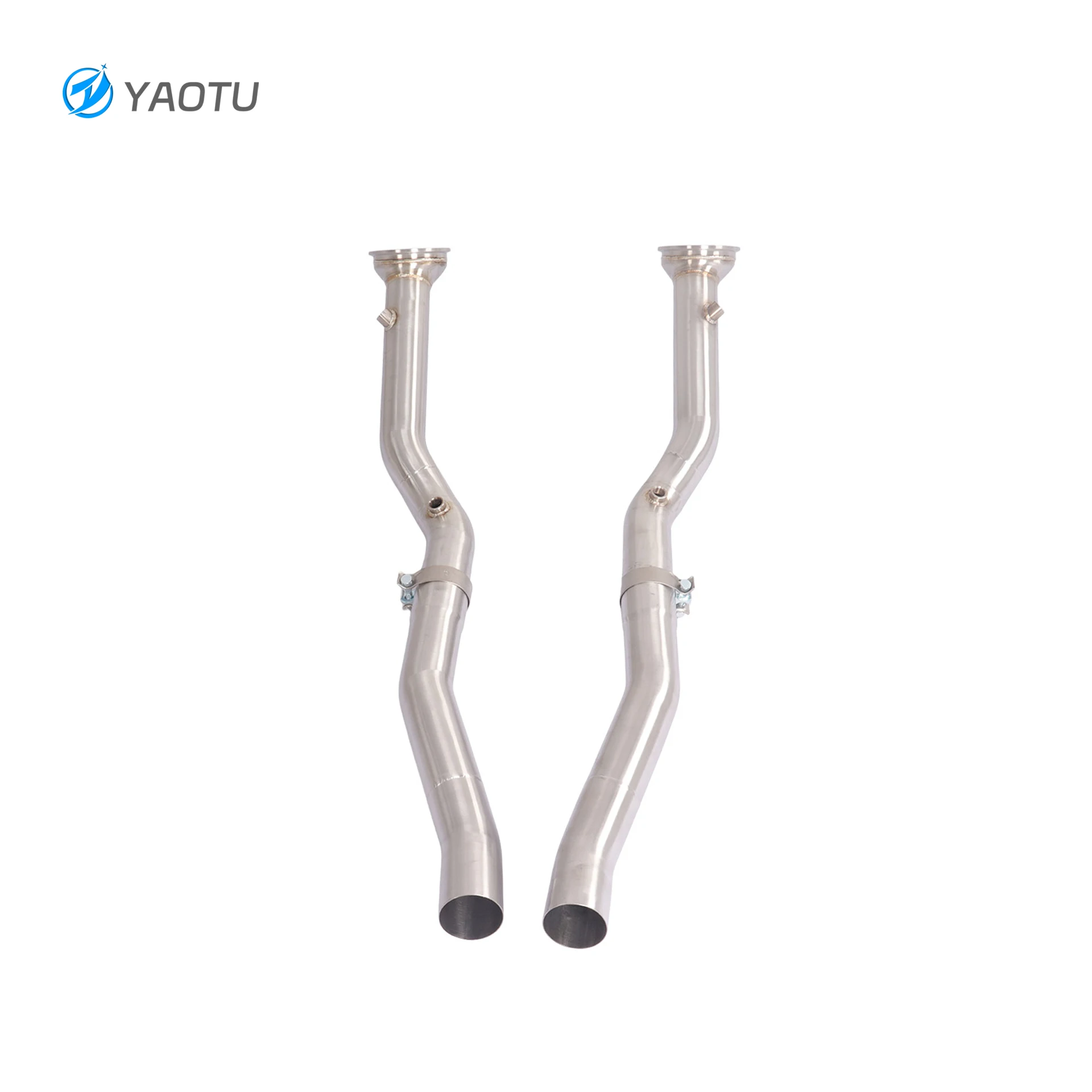 

YT SS304 Exhaust Straight Through Downpipes for Ferrari F12 812 National V Exhaust System Modified Racing Performance
