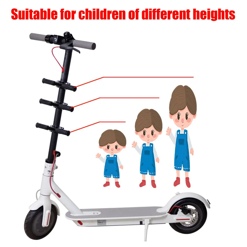 Manillar antideslizante para niños, soporte de barra de agarre ajustable para patinete eléctrico Xiaomi M365/Pro 1S, manillar de seguridad para niños