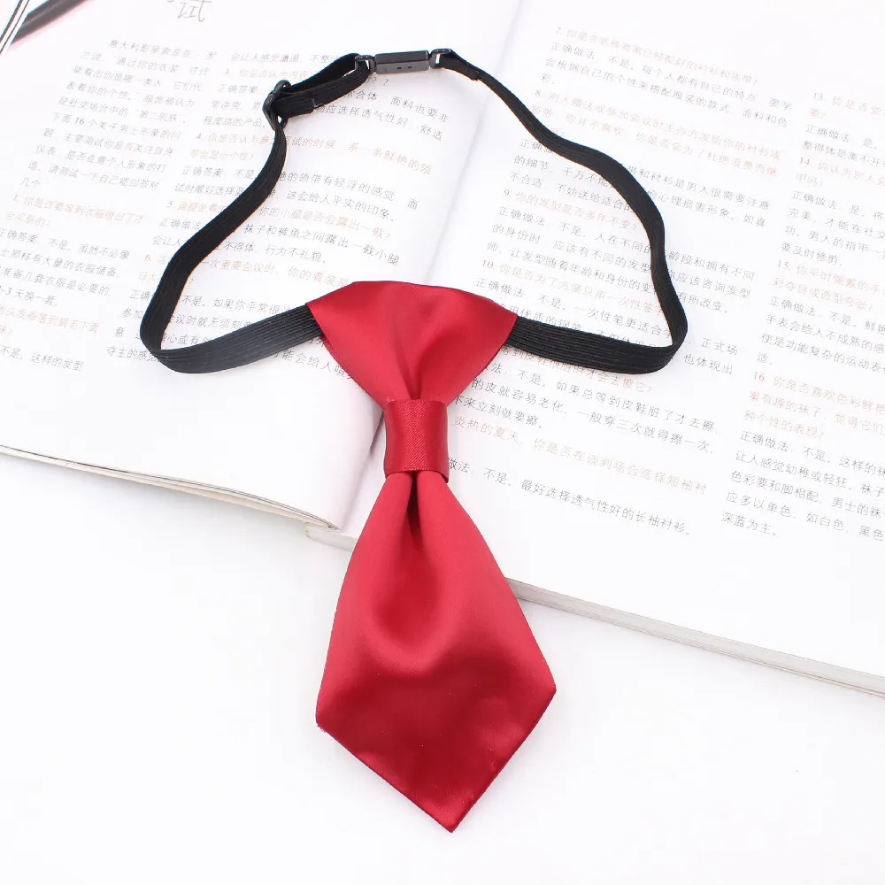 Fashion Black Navy Red Short Ties For Men Women Student JK College School Party Small Necktie Female Butterfly Shirt Accessories