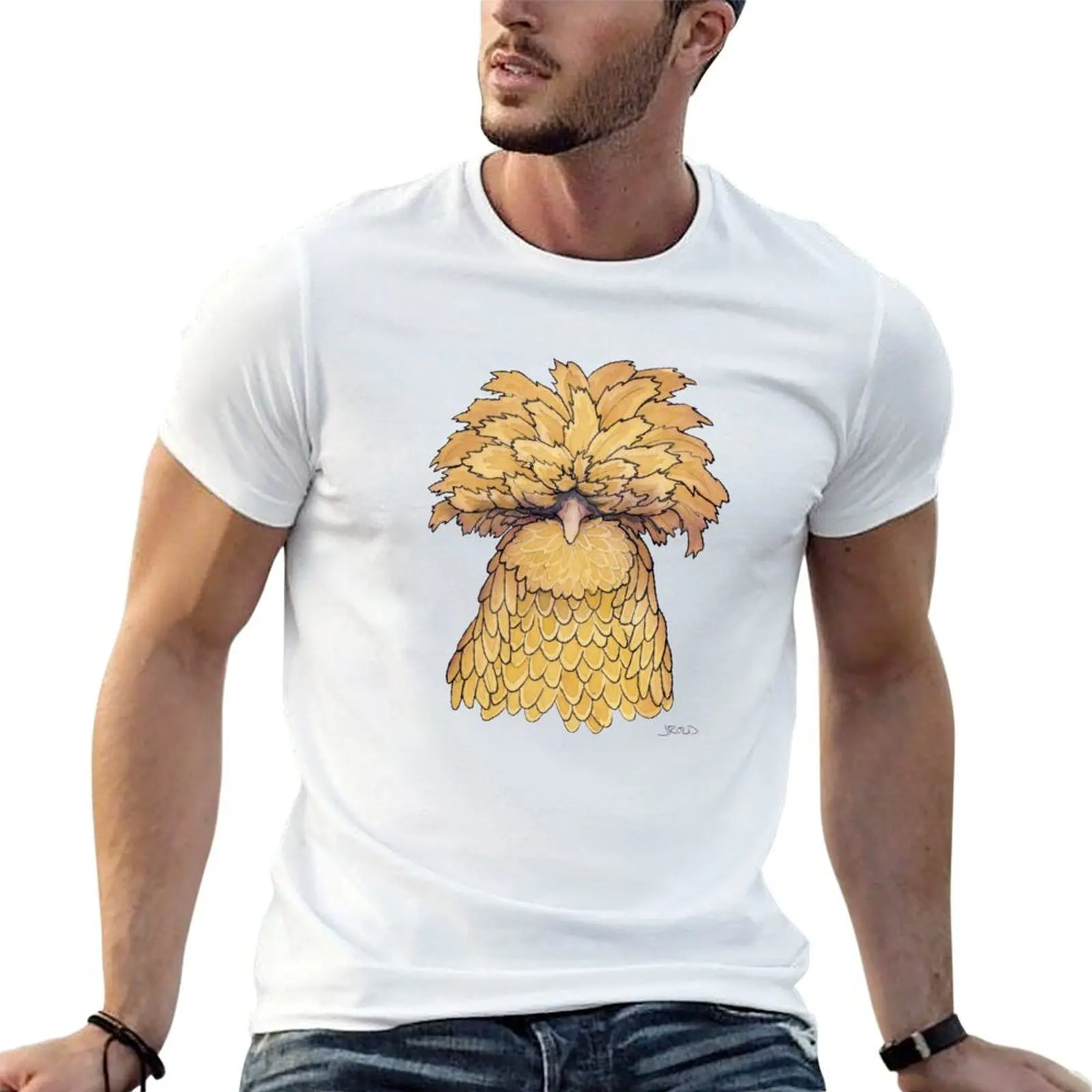 

Golden Polish T-Shirt t shirt man plain man t shirts high quality luxury brand T-Shirt