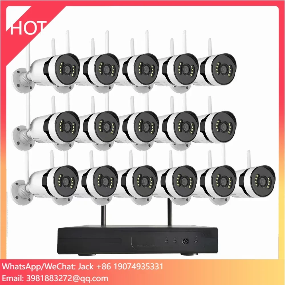 Cc Tv Camera Wifi Cctv Camera System Full Set Surveillance System For House Shop Business Factory Security Protection Products