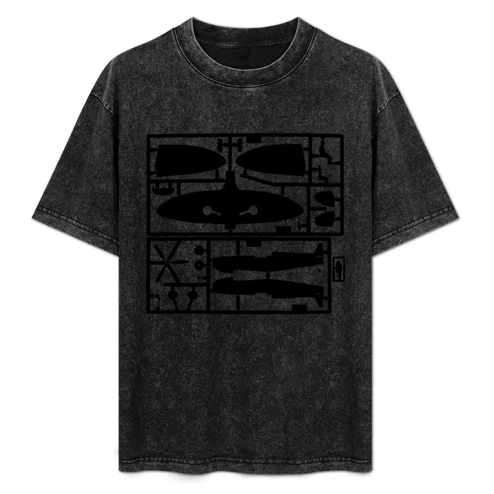 

AIRFIX 1/72 SPITFIRE T-Shirt Basic Casual Short Sleeve Cotton Shirt