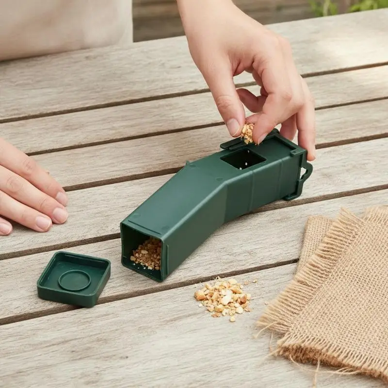 1pcs Reusable Humane Mouse Trap Cage With Bait Box Safe For Home Garden Animal Pest Live Trap Garden Mice Countrl Control Tool
