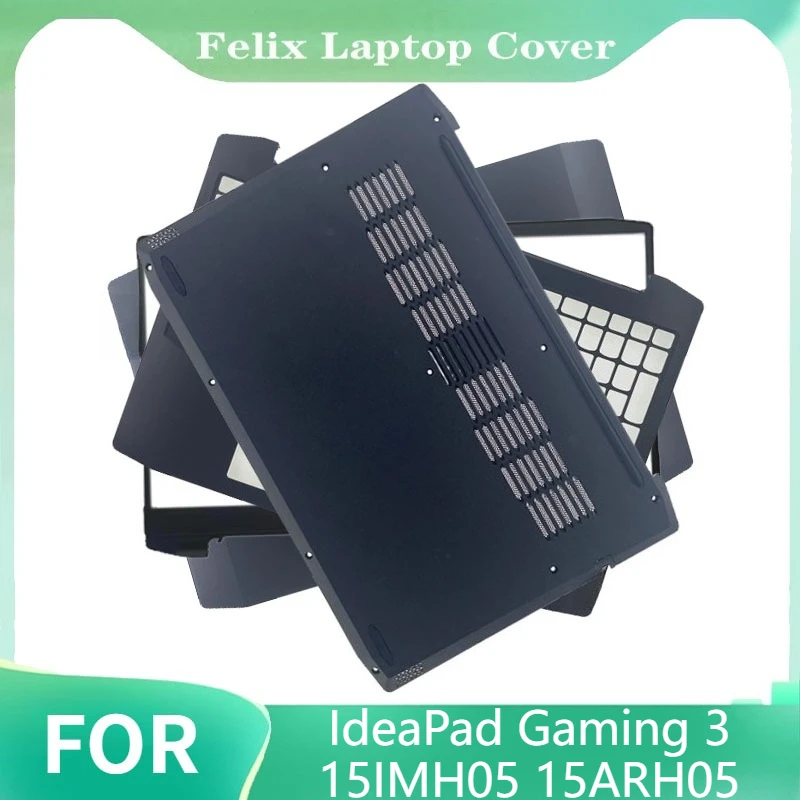 

For IdeaPad Gaming 3 15IMH05 15ARH05 New LCD Back Lid Bezel Palmrest Shell Bottom Case Cover AP1JM000100 Housing