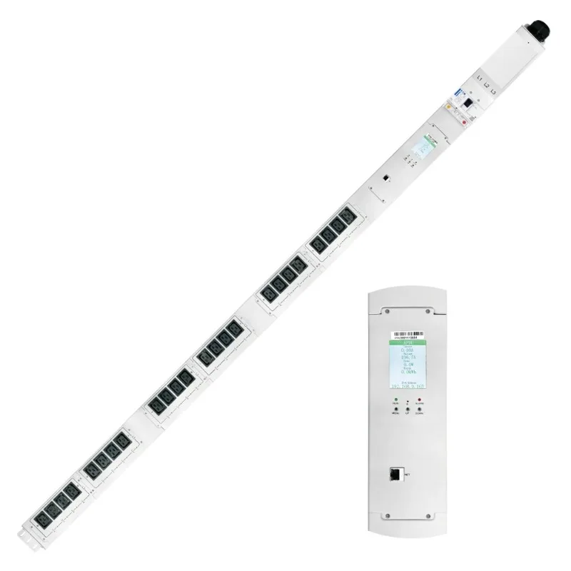 ETL PDU المقبس 160A 125A SNMP التحكم عن بعد 24way C19 التبديل متر 3 المرحلة رف الطاقة الذكية PDU