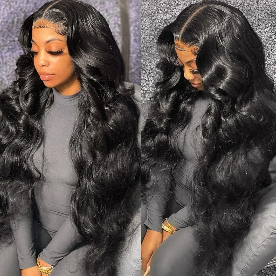 Gabrielle 13x4 13x6 Lace Frontal Body Wave Human Hair Wigs 4x4 Lace closure Pre Plucked Hair For Black Woman Brazilian Remy Hair