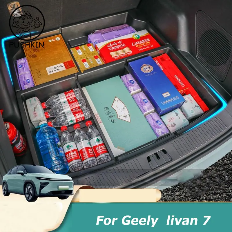 

Rear Trunk Box Luggage Panel Fit Front Box Protection Patch Guard Plate For Geely livan 7 livan LR7 2024 2025 Accessories