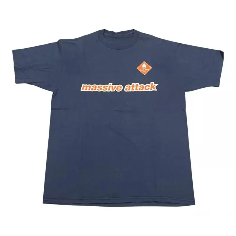 

Massive Attack Band Basic Logo Black T Shirt Size S 5XL