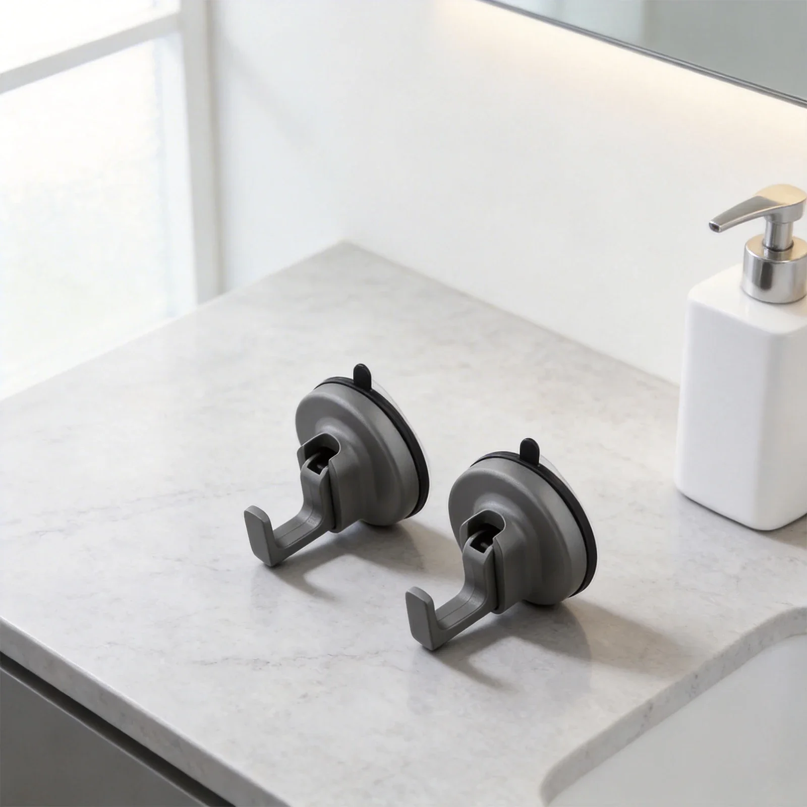 Multipurpose Hooks Strong Hold Hooks Home Decoration Reusable Suction Hooks User-Friendly Design For Home Decor