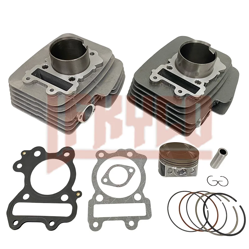 Motorcycle 57.3mm Big Bore Modified to 150cc Cylinder Kit Moto for Benelli TNT150 TNT150i BJ150‑29A BJ150‑29B 154FMI‑7 Motoblock