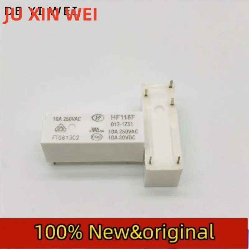 New HF118F 005 012 024-1ZS1 Macro 5V 12V 24V 10A Converted 5-foot DC Electromagnetic Relay JQX-118F 024-1ZS1T(136)