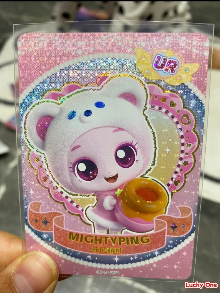 จับได้ไหม! การ์ดเกม Teenieping ซีซั่น 6 รุ่น Love Cute Card Shining Meteor UR Linkage ของสะสมและของขวัญ