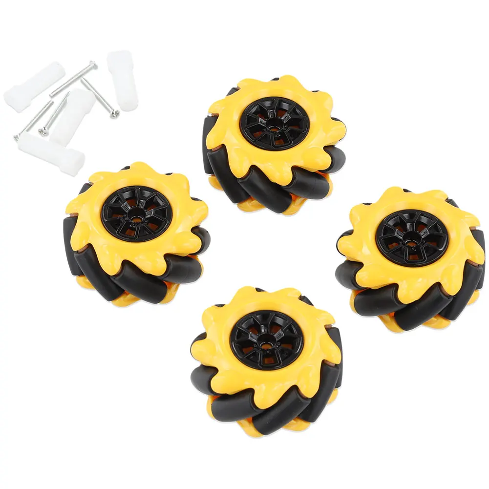 Mechanum Rolling Wheel Left /Right Wheels Omni-Directional Wheel 48/60/80MM Smart Robot Car Accessories DIY Toy Components