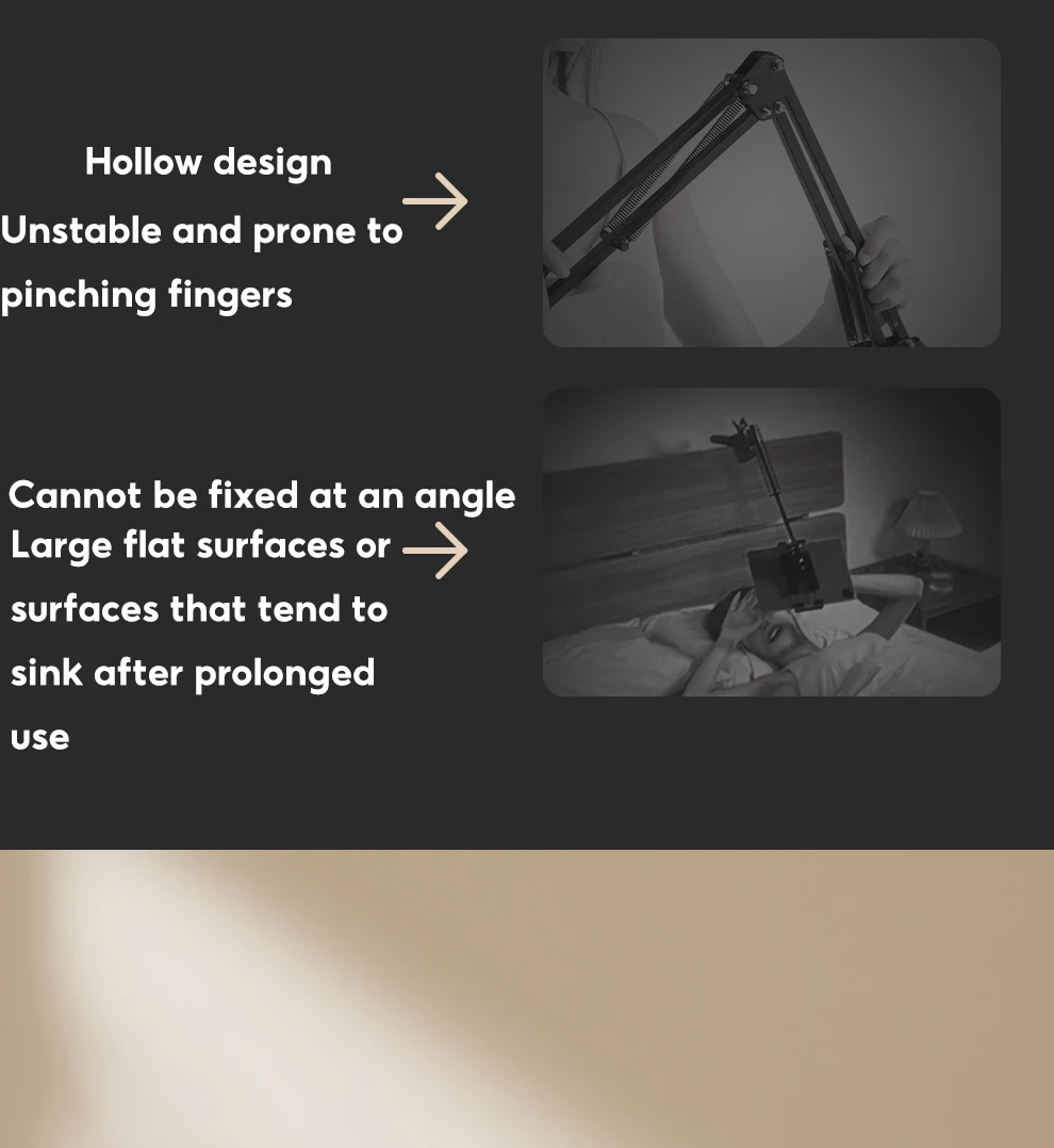 Tablet-Halterung, Lazy Bedside Handyhalterung, Klemmhalterung, geeignet für iPad, multifunktionaler Universalständer – Detail 1