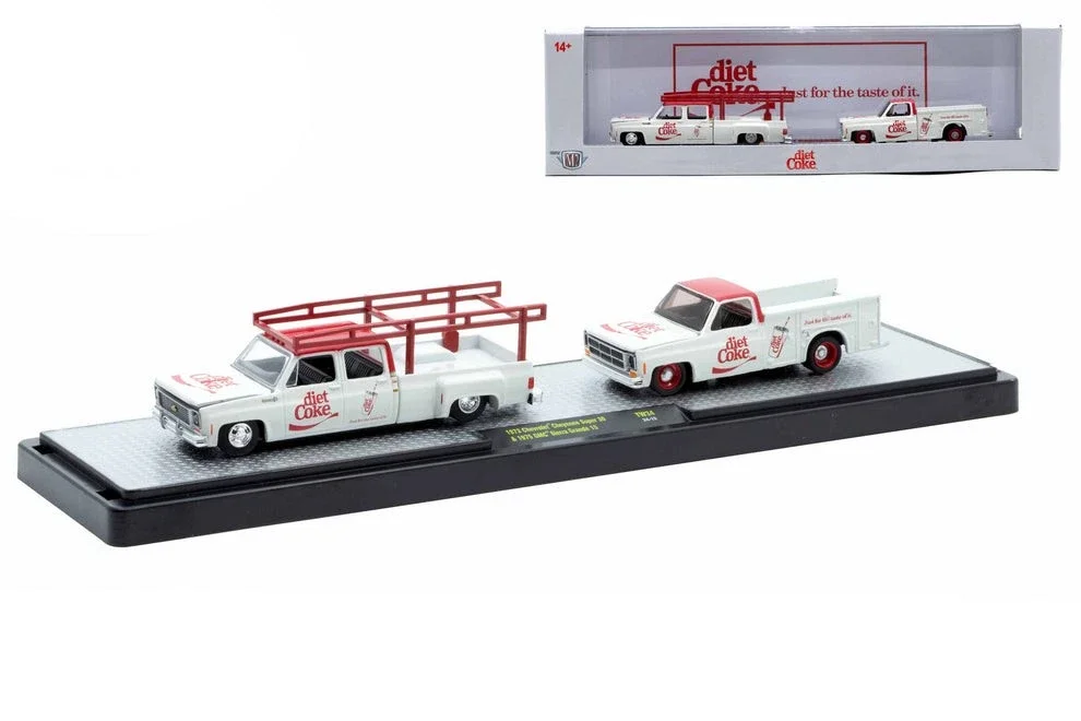 M2 Machines Auto Hauler TW34 1973 شيفروليه شيان سوبر 1975 جي إم سي سييرا
