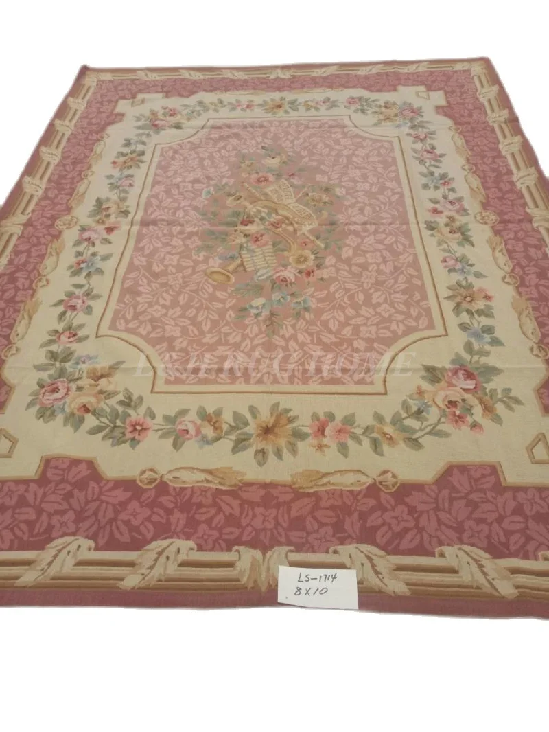 

Free shipping 8'X10' antique Hand Stitched needlepoint rugs, handmade wool rugs wholesale prices NEW STORE PROMOTION