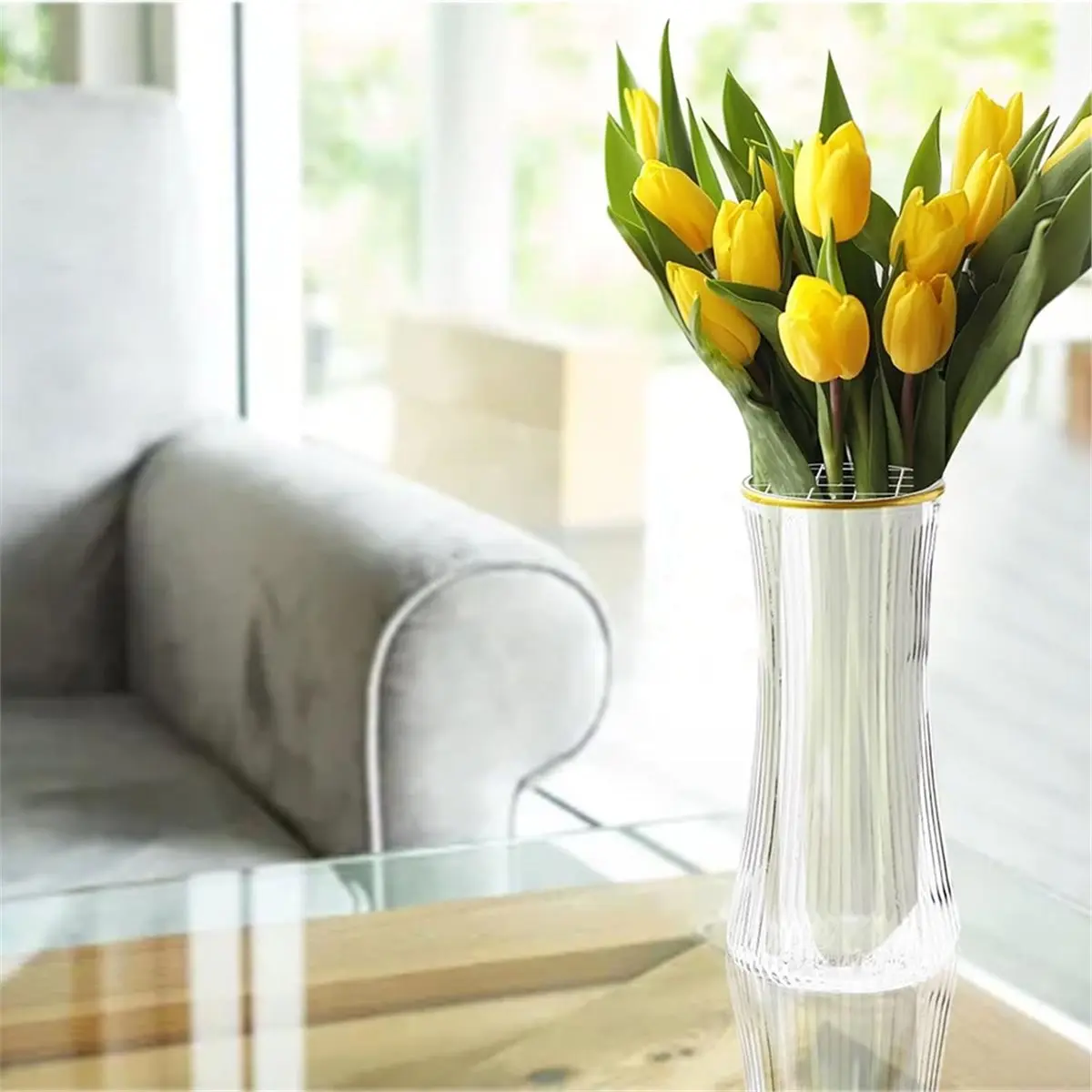Home Tool 20Pcs Jar Flower Frog Lids 8.4cm Diameter for Wide Mouth, Floral Arrangement Organizer with Square Grid