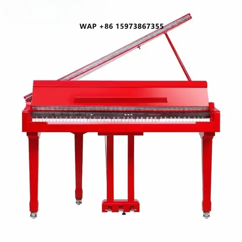 [CHLORIS] 88 Keys Digital Mini Red Grand Piano CDG1000