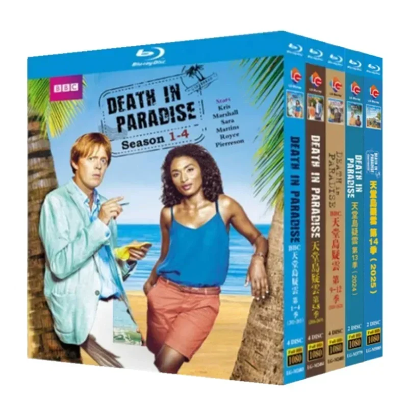 Death in Paradise Seasons 1-14 (2025) Blu-ray Disc DVD