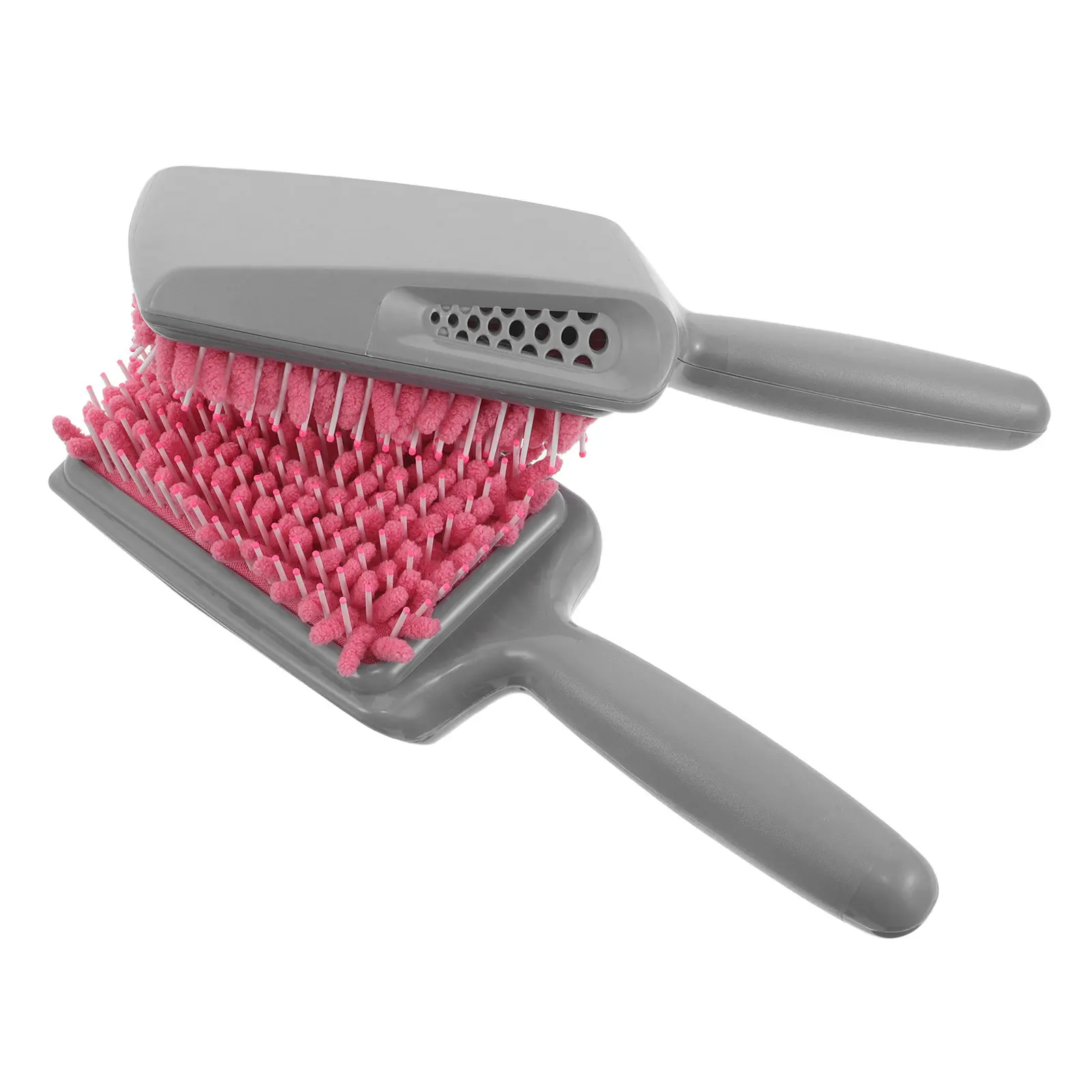 2Pcs Paddle Brush Hair Sponge Combs Absorbent Quick Dry Detangling Towel Travel Gym Salon Use Scalp Styling