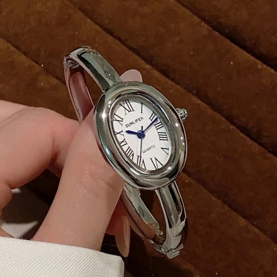 ผู้หญิงโรม Dial ควอตซ์นาฬิกาแบรนด์หรูสีทองกําไลข้อมือนาฬิกาข้อมือ Relogio Feminino ของขวัญนาฬิกา Montre Femme