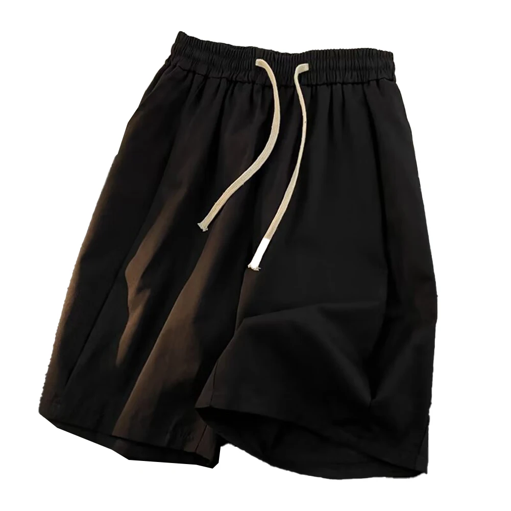 

Holiday Fashion Daily Comfort Black Casual Shorts Japanese Style Shorts Breathable Japanese Style Solid Pattern