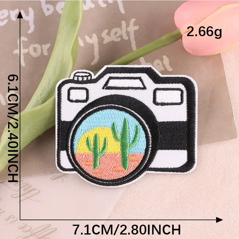 Camping Travel Panda Scout Tent Mountain Backpack Embroidered Accessories Badge Patches for Clothing Iron on Hat Bag Suitcase