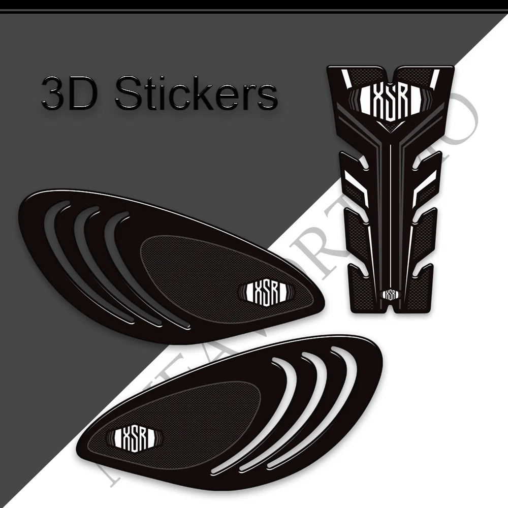 

Motorcycle Tank Pad Grips Stickers Decals Gas Fuel Oil Kit Knee Protector For Yamaha XSR 900 XSR900